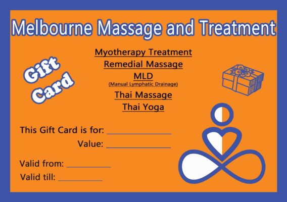 Melbourne Massage and Treatment Gift Card