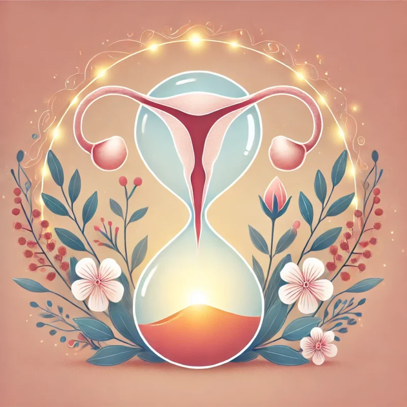 Menopause abstract raffiguration