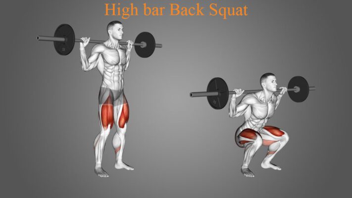 Image of High Bar Back Squat