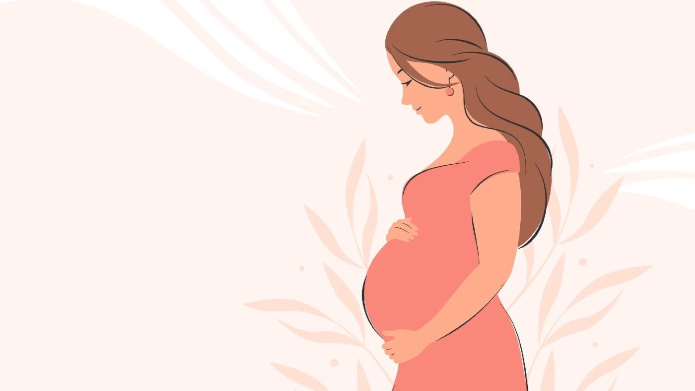 Represenation of a pregnant woman
