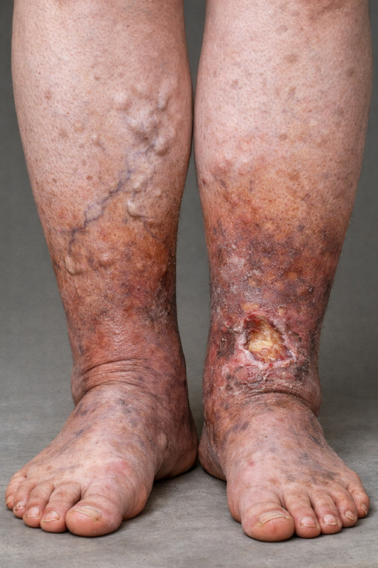 Chronic Venus Insufficiency on swollen leg
