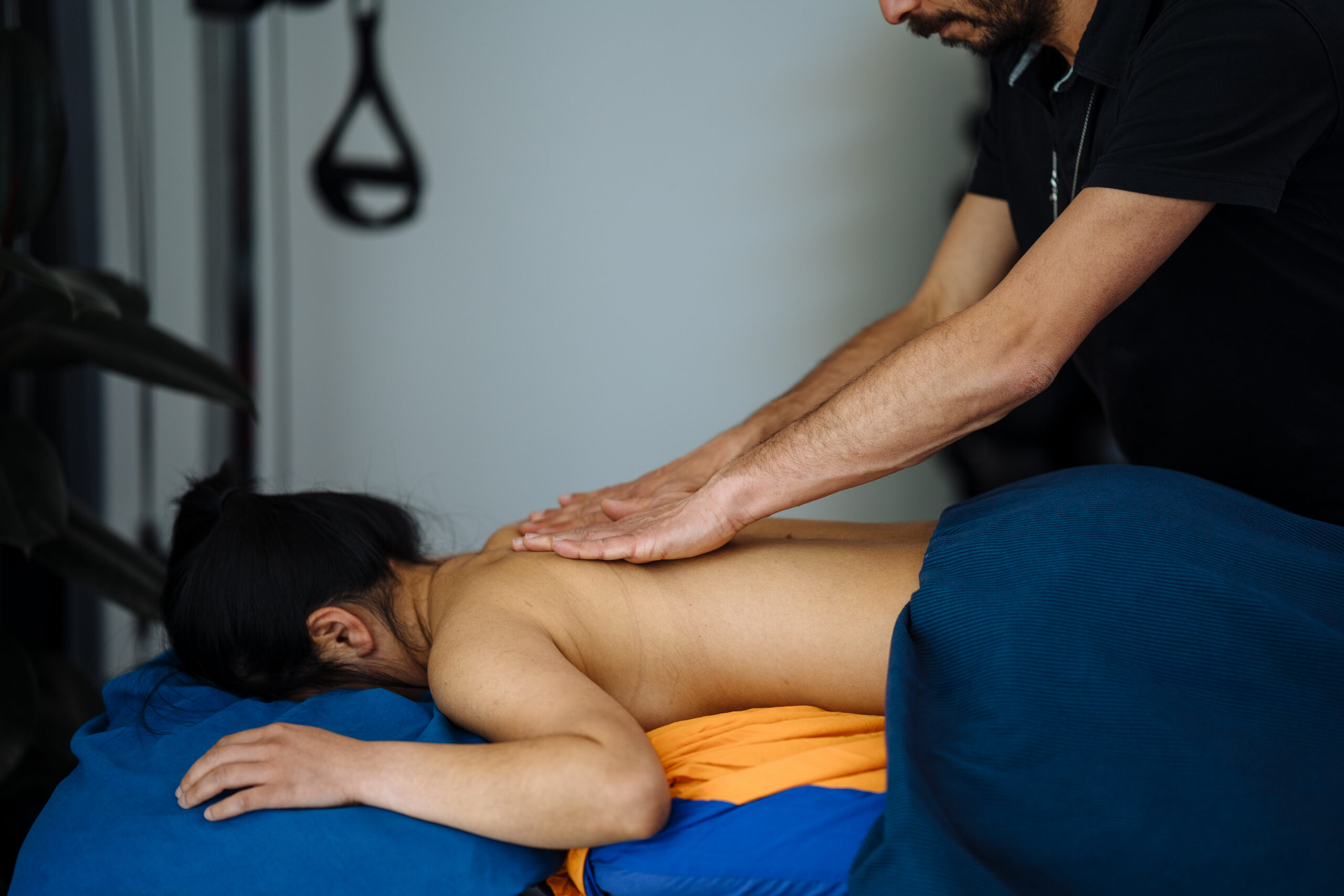 MLD for pre-cosmetic surgery on the back