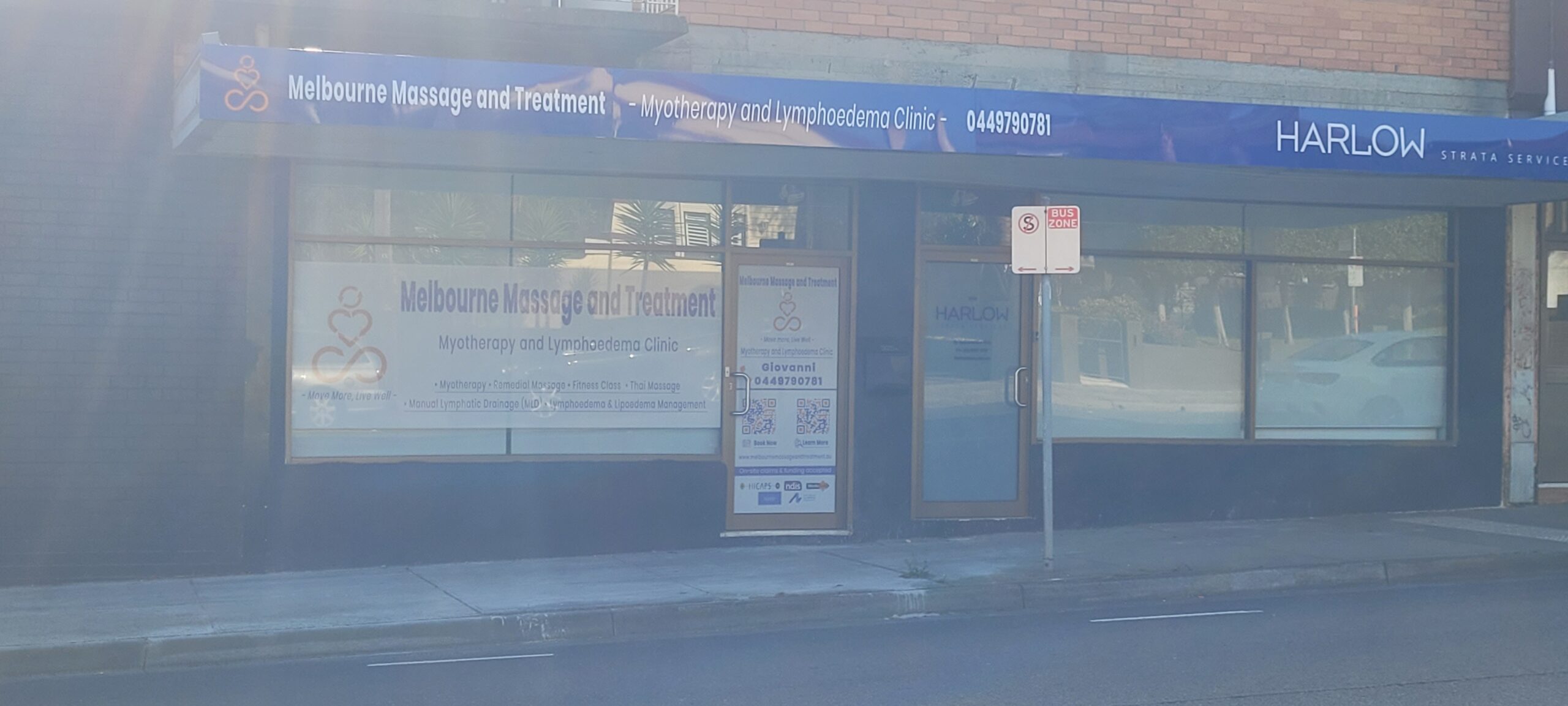 Melbourne Massage and Treatment in Coburg, Clinic Facade